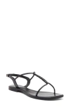 Jeffrey Campbell Roped In Flat Sandal In Black