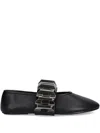 Jeffrey Campbell Round-toe Ballet Flats In Black