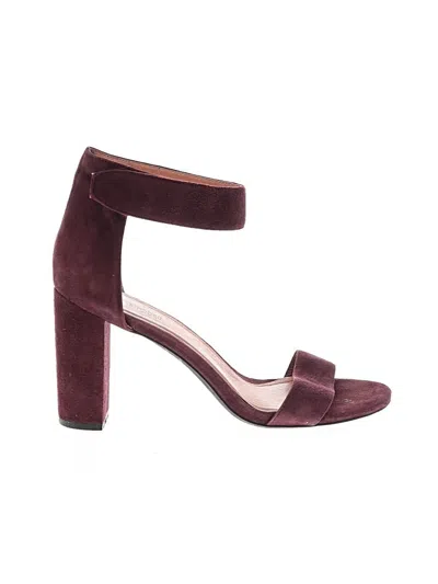 Pre-owned Jeffrey Campbell Sandals In Burgundy