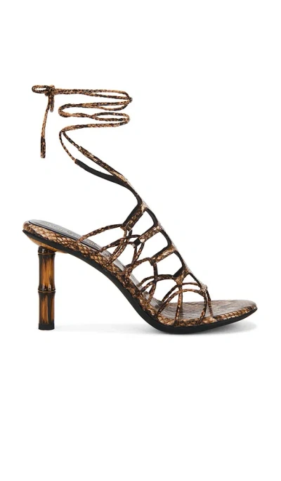 Jeffrey Campbell Scintilla Sandal In Brown