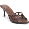 Jeffrey Campbell Seablue Jelly Slide Sandal In Brown
