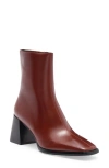 Jeffrey Campbell Sherpal2 Womens Zipper Leather Ankle Boots In Brown