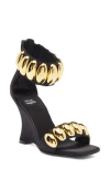 Jeffrey Campbell Shuri Ankle Cuff Wedge Sandal