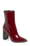 Jeffrey Campbell Siren Bootie In Wine Patent