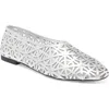 Jeffrey Campbell Skylark Flat In Silver
