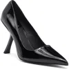 Jeffrey Campbell Formation Pointed Toe Pump In Black Patent