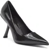 Jeffrey Campbell Sling It Pointed Toe Pump In Dark Grey Patent