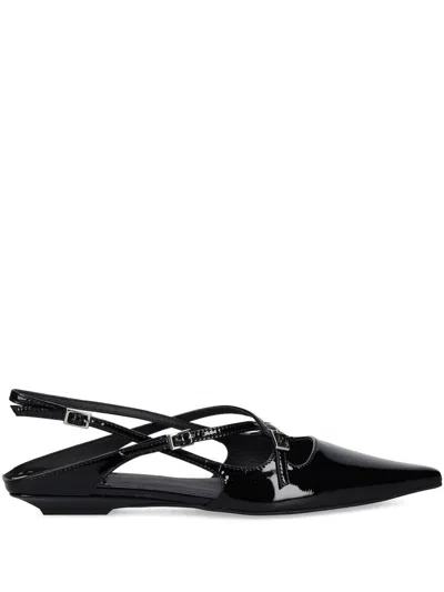 Jeffrey Campbell Slingback Pointed-toe Pumps In Black