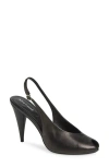 Jeffrey Campbell Snoah Slingback Peep Toe Pump In Black