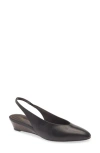 Jeffrey Campbell Snoop Slingback Wedge Pump In Black