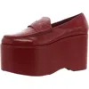 Jeffrey Campbell Soaring Womens Solid Faux Leather Platform Heels