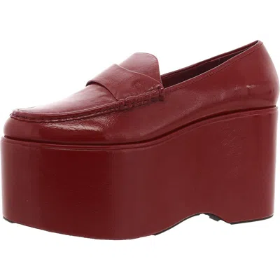 Jeffrey Campbell Soaring Womens Solid Faux Leather Platform Heels