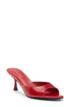 Jeffrey Campbell Spy-kid Slide Sandal In Cherry Red