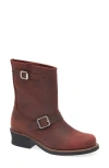 Jeffrey Campbell Standoff Boot In Red