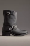 Jeffrey Campbell Standoff Moto Boots In Black
