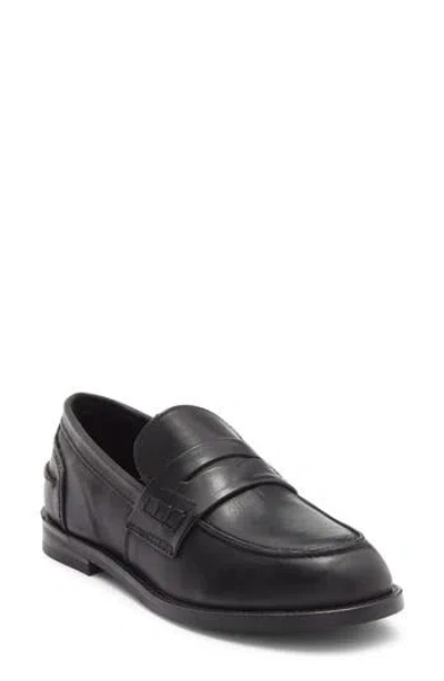 Jeffrey Campbell Studentz Penny Loafer In Black