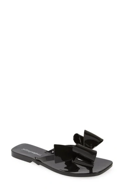 Jeffrey Campbell Sugary Flip Flop In Black