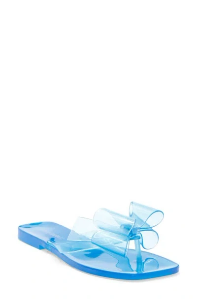 Jeffrey Campbell Sugary Flip Flop In Blue