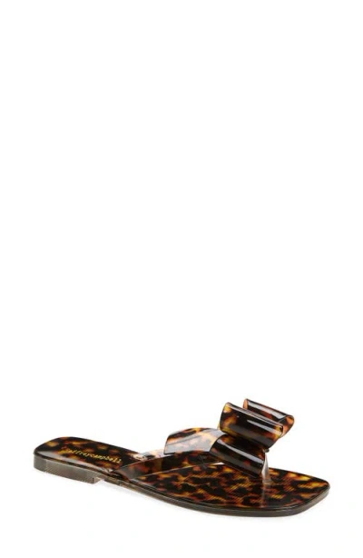 Jeffrey Campbell Sugary Flip Flop In Brown