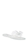 Jeffrey Campbell Sugary Flip Flop In Clear