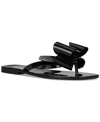 Jeffrey Campbell Sugary Womens Open Toe Slip On Jelly Sandals In Black Shiny