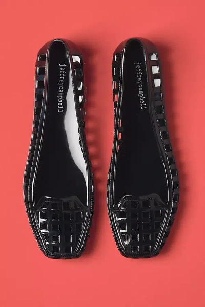 Jeffrey Campbell Sunni Jelly Flats In Black