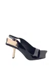 Jeffrey Campbell Surrealist Sandals In Black In Black