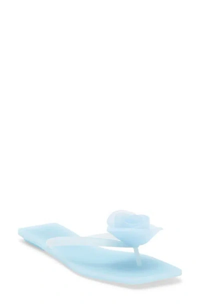 Jeffrey Campbell Sweeten Flip Flop In Blue