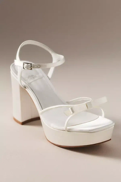 Jeffrey Campbell Sweet-on-u Platform Heels In White