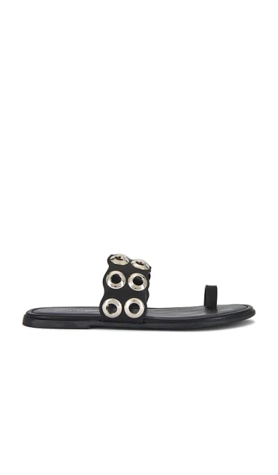 Jeffrey Campbell Taren Sandals In Black Silver