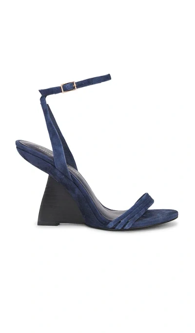Jeffrey Campbell Terabyte Wedge Sandal In Blue
