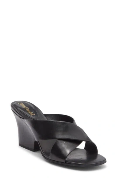 Jeffrey Campbell Tetra Slide Sandal In Black
