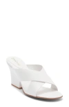 Jeffrey Campbell Tetra Slide Sandal In White