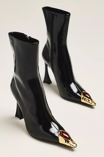 Jeffrey Campbell The Stone Ankle Boots In Black