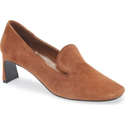 Jeffrey Campbell Tidy Loafer Pump In Brown