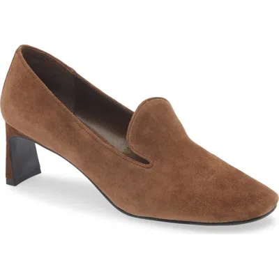 Jeffrey Campbell Tidy Loafer Pump In Brown