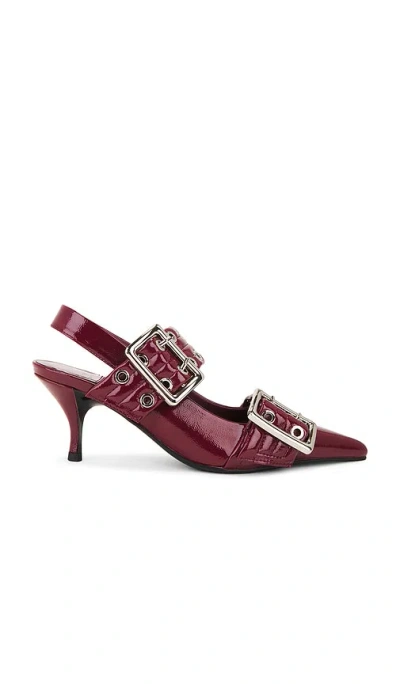 Jeffrey Campbell Timely Pumps In 다크 레드