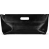 Jeffrey Campbell Toolbox Leather Clutch In Black