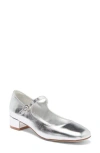 Jeffrey Campbell Top Tier Mary Jane Pump In Silver