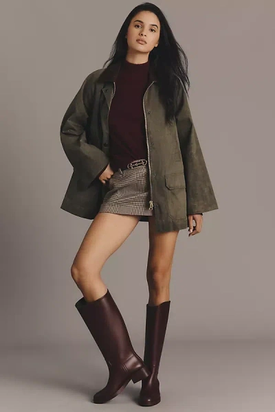 Jeffrey Campbell Torrential Rain Boots In Purple