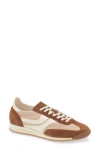 Jeffrey Campbell Track Star Sneakers In Beige Tan Combo