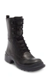 Jeffrey Campbell Traipse Lace-up Bootie In Black