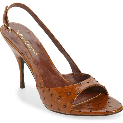 Jeffrey Campbell Triomphe Slingback Sandal In Brown