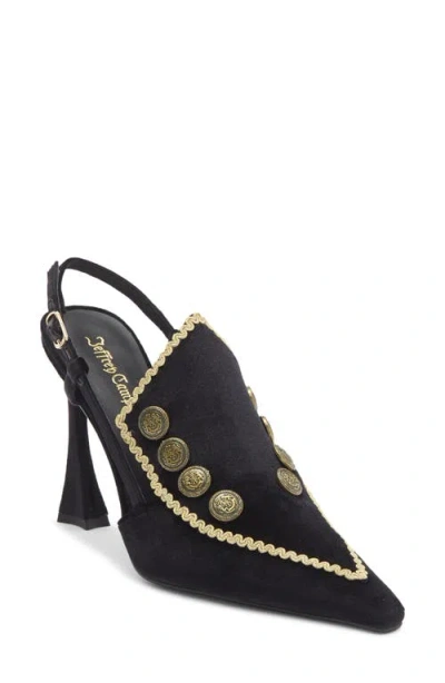 Jeffrey Campbell Troubadour Slingback Pump In Black