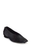 Jeffrey Campbell Trustee Genuine Calf Hair Pump In Black