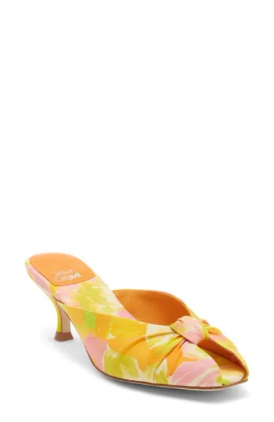 Jeffrey Campbell Twista Kitten Heel Sandal In Multi