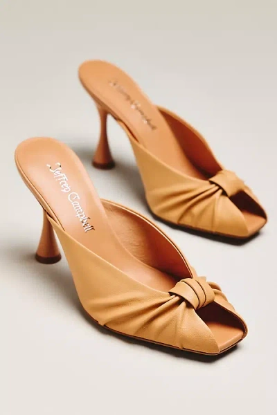 Jeffrey Campbell Twista Mule Heels In Brown