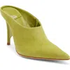 Jeffrey Campbell Vader Pointed Toe Mule In Green