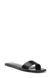 Jeffrey Campbell Vellum Flat Slide Sandal In Black
