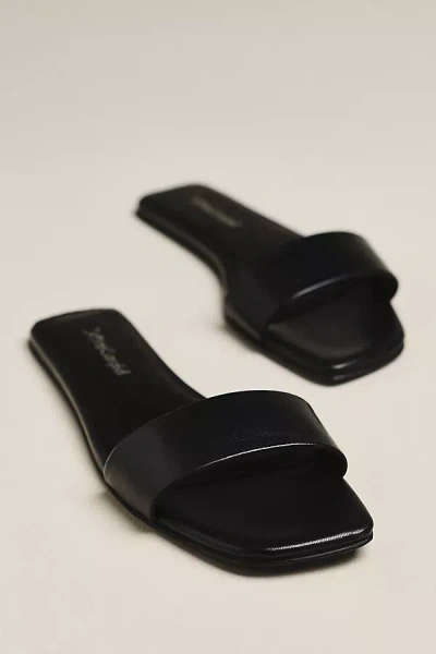 Jeffrey Campbell Vellum-2 Slide Sandals In Black